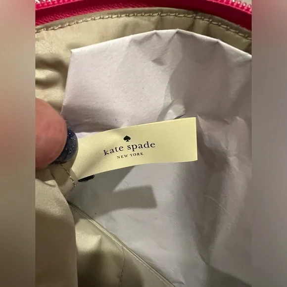 NWT!! $78 Kate Spade Metro Spade Large Pouch/Wallet/Cosmetic/Clutch!- Pink - Picture 5 of 5